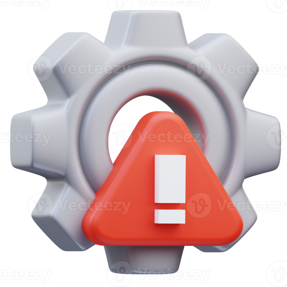 3d render illustration of risk management icon, project management