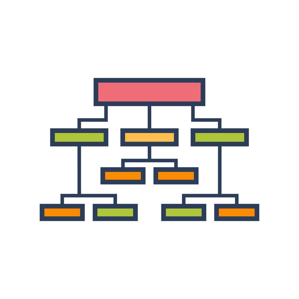 Business Structure Vector Icon