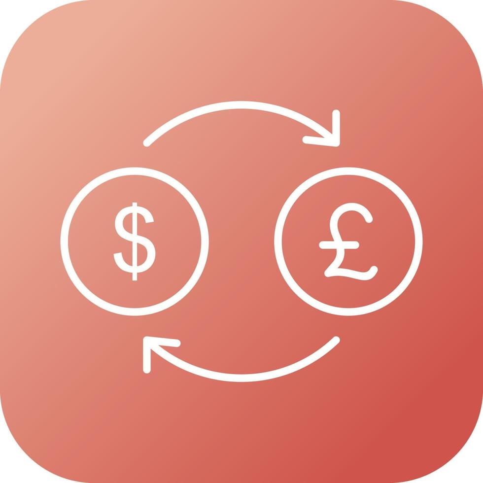 Dollar to Pound Vector Icon