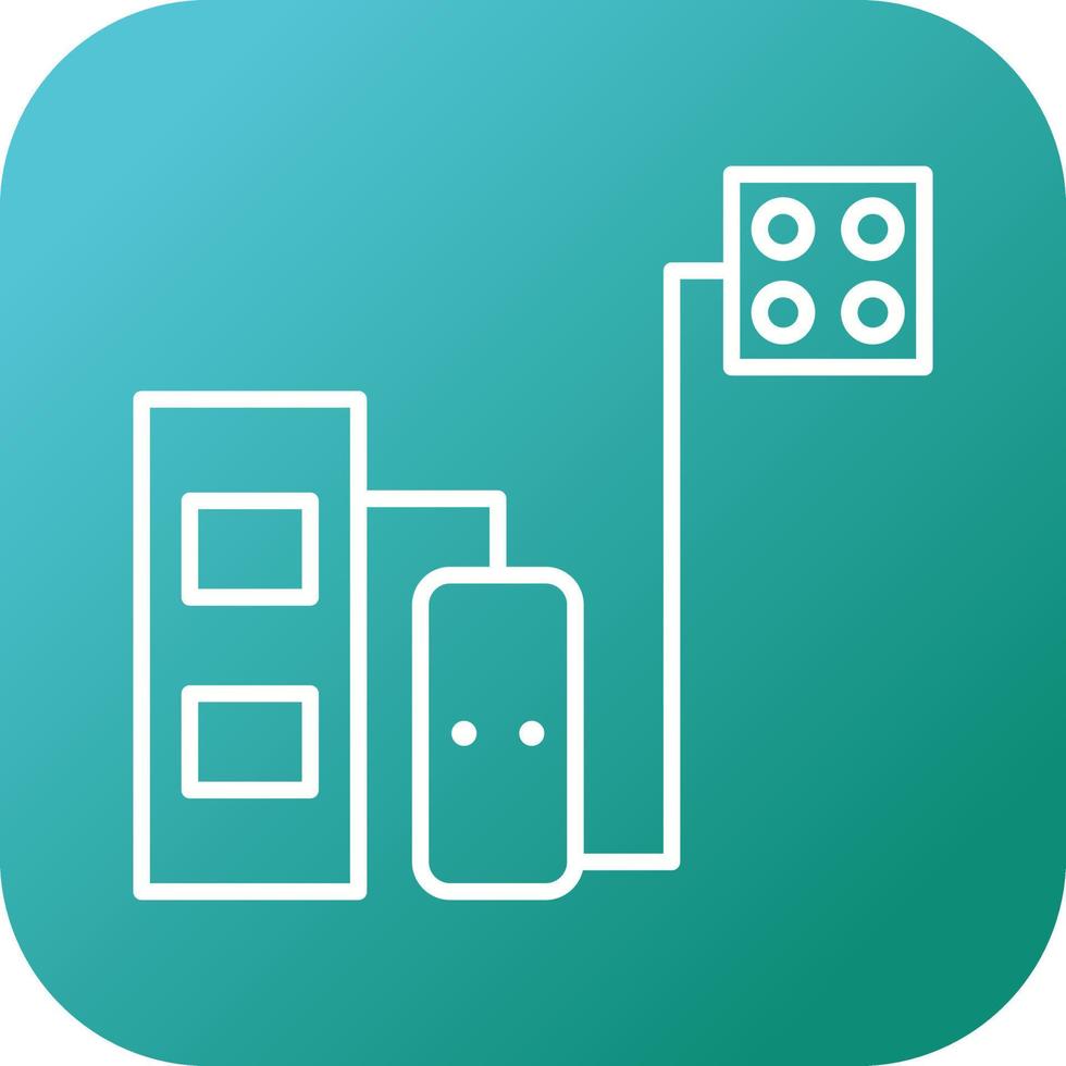 Solid Fuel Boiler Vector Icon