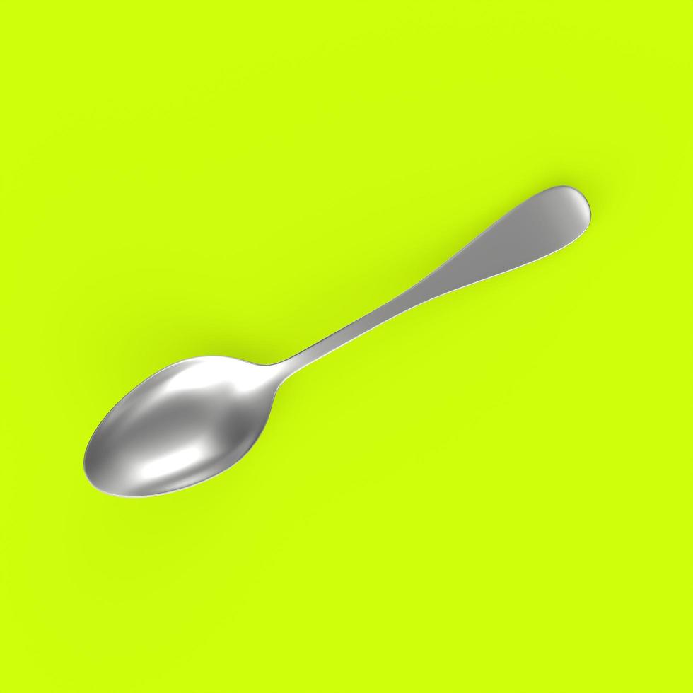 spoon isolated on a background photo