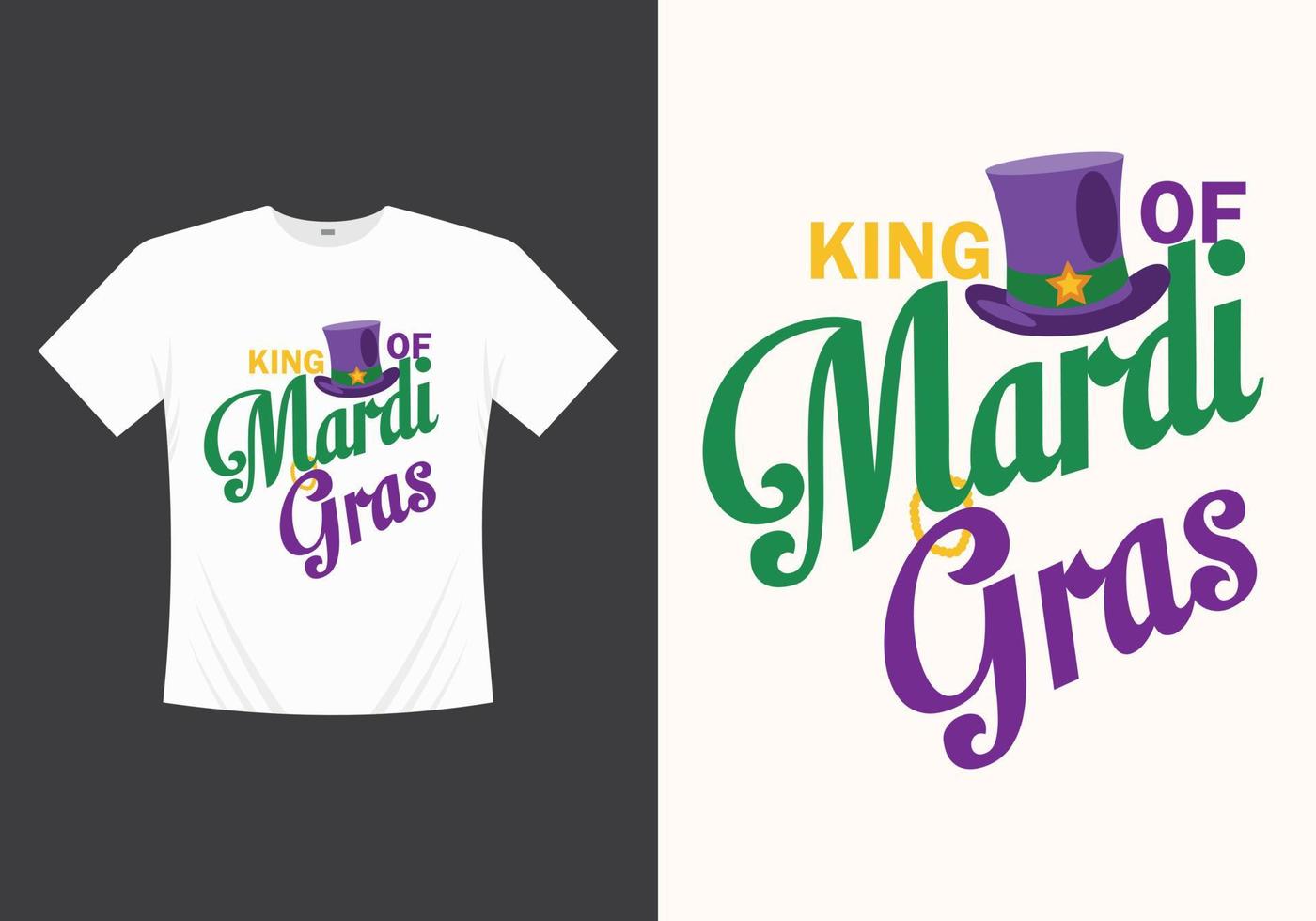 Mardi Gras Printable Vector Illustration Template T-shirt and Graphic Design Resource