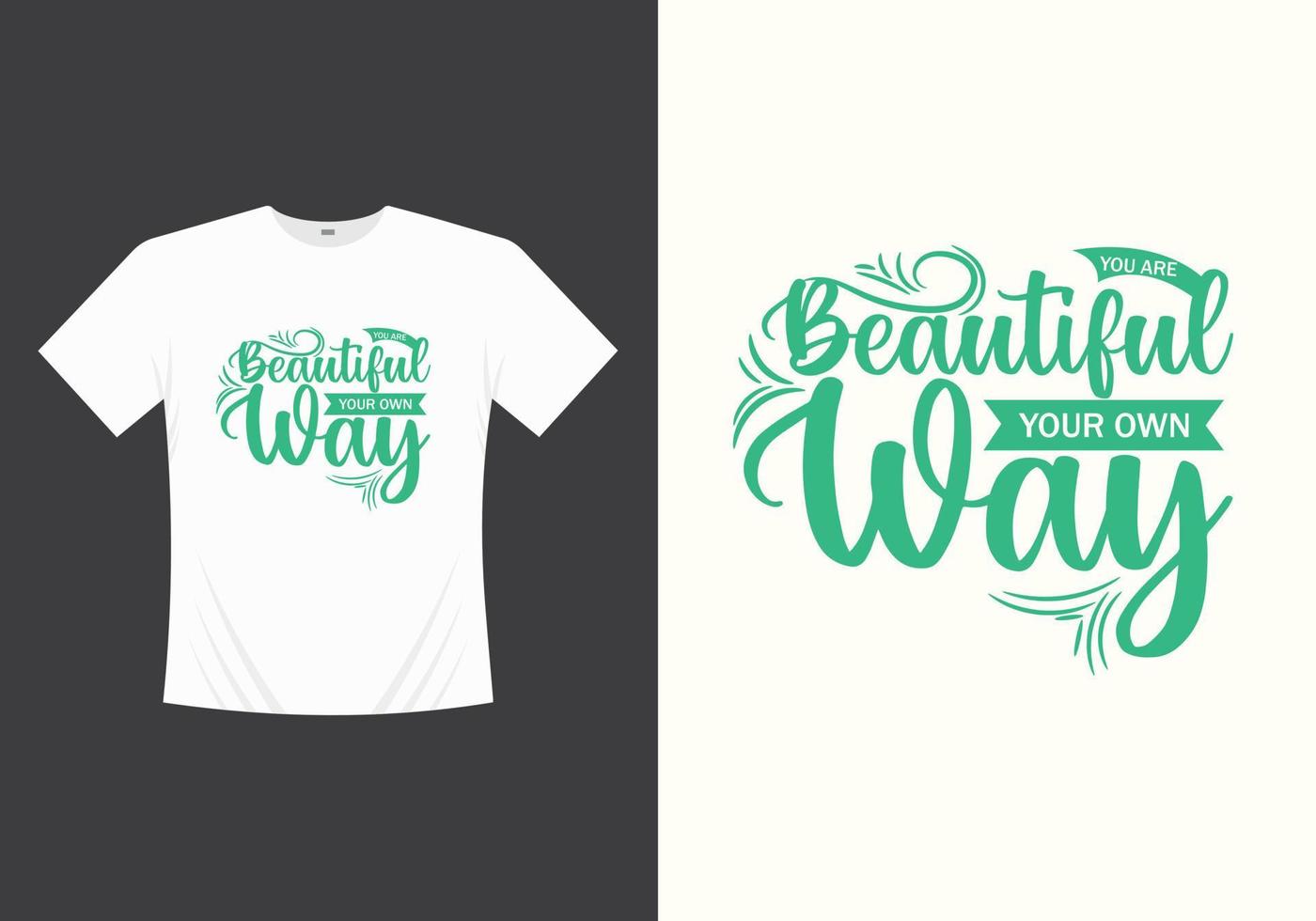 Creative thinking modern typography inspirational lettering quotes t shirt design suitable for print vector template design