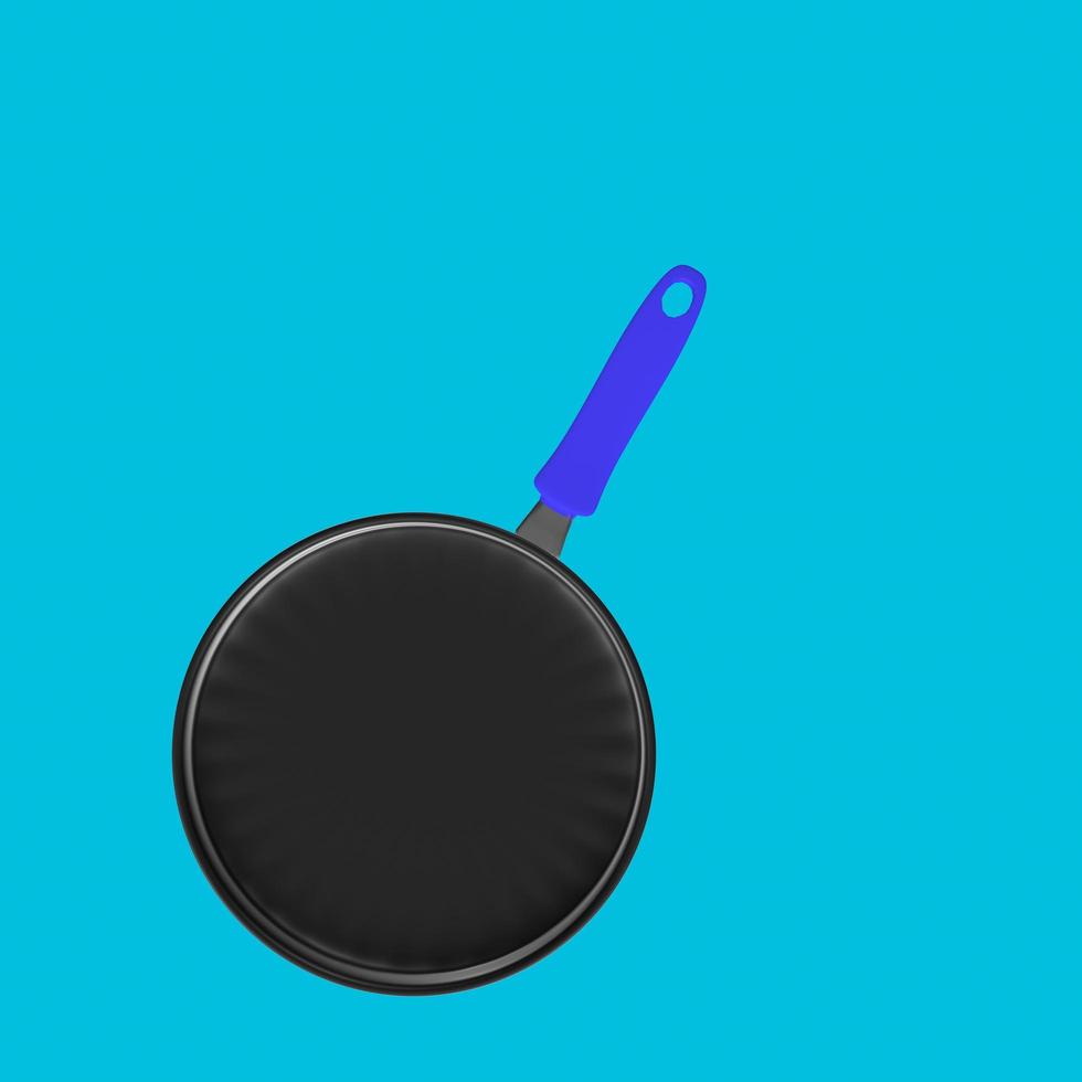 Frying pan isolated on a background photo