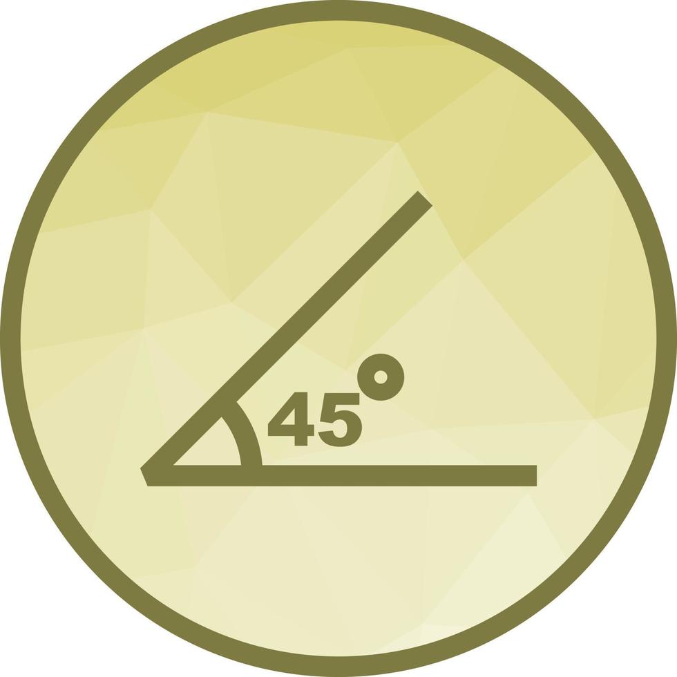 Angle Low Poly Background Icon vector