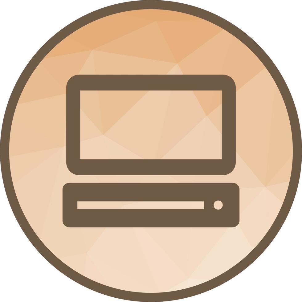 Computer Low Poly Background Icon 16713660 Vector Art at Vecteezy