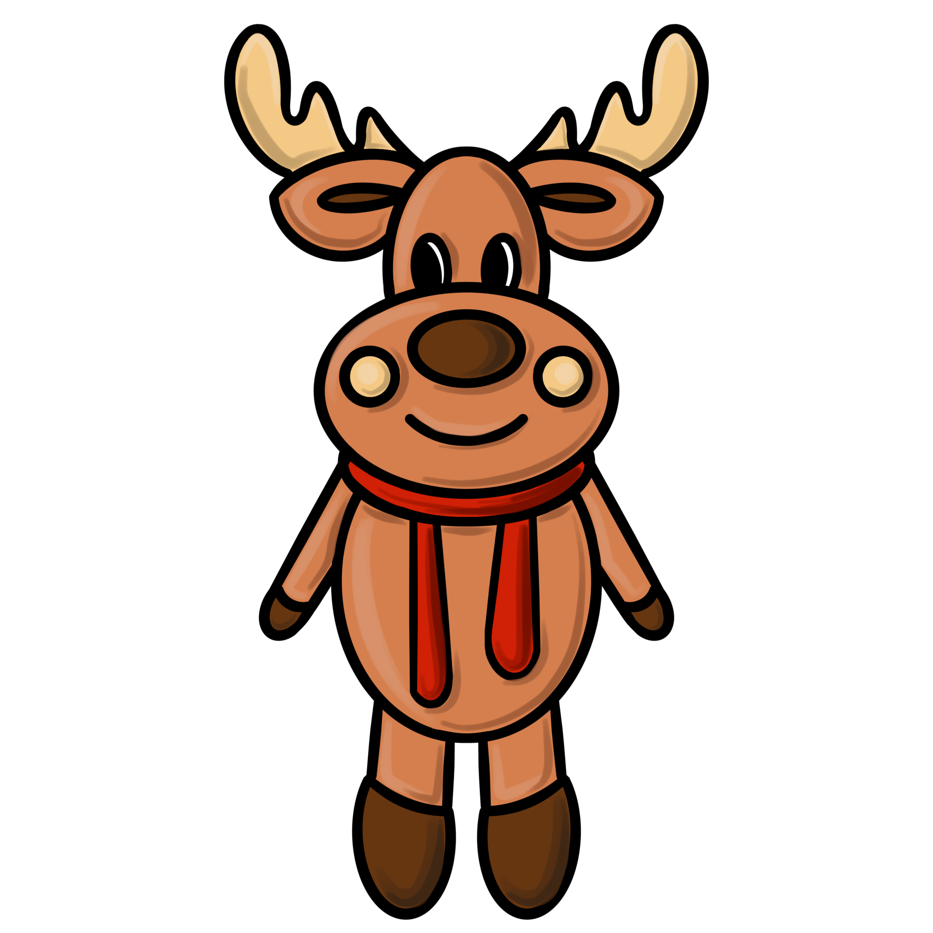 cute-christmas-moose-with-red-scarf-design-png-illustration-with
