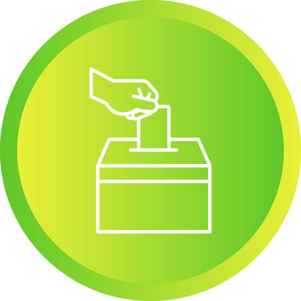 icono de vector de votación