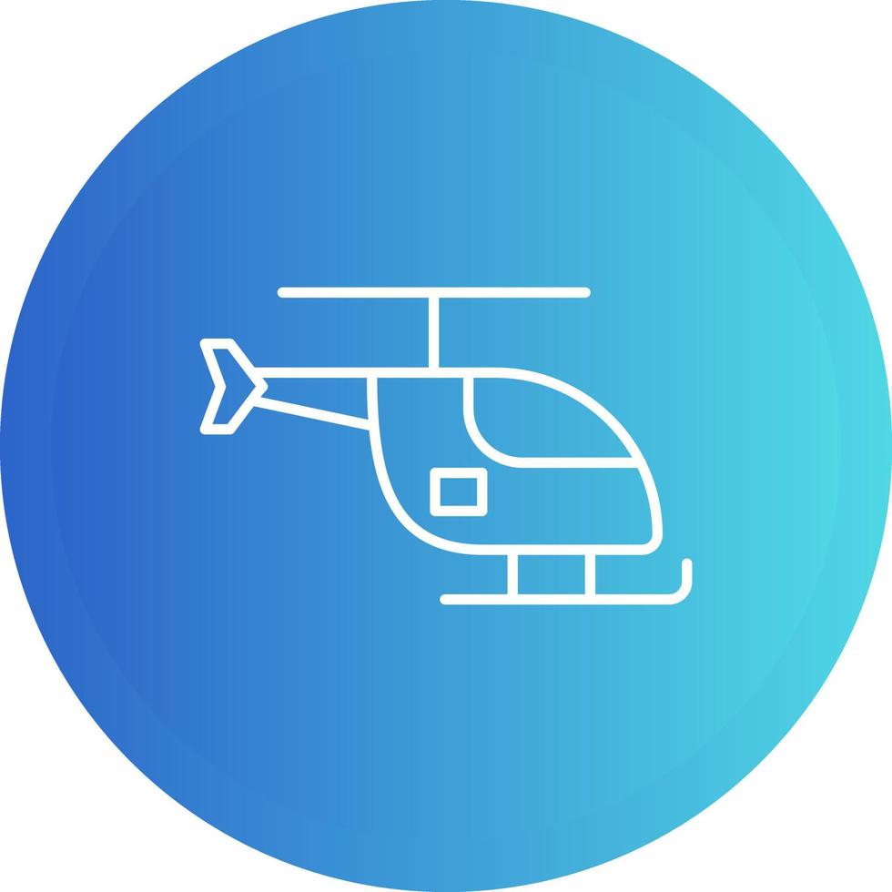 Helicopter Vector Icon