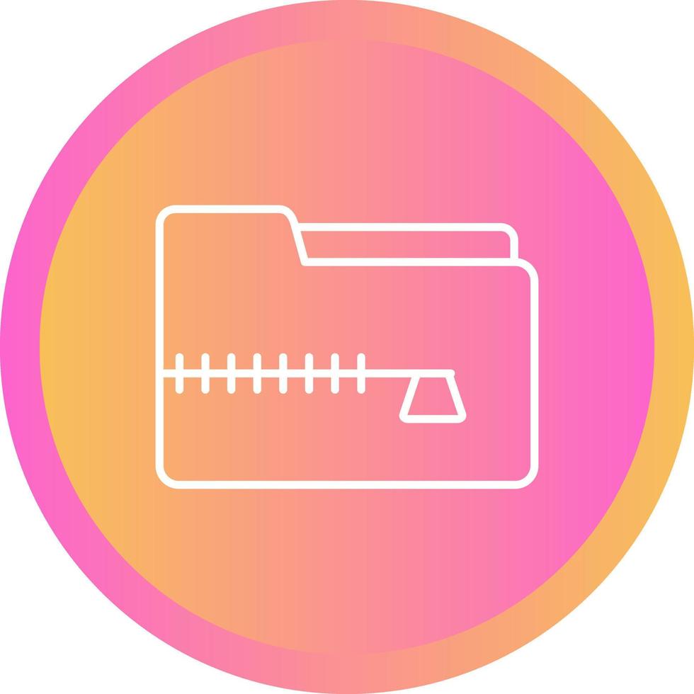 Zip File Vector Icon