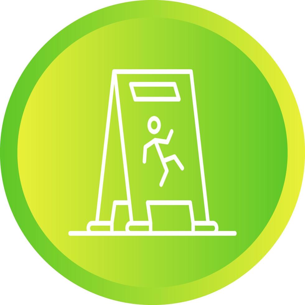 Wet Floor Vector Icon