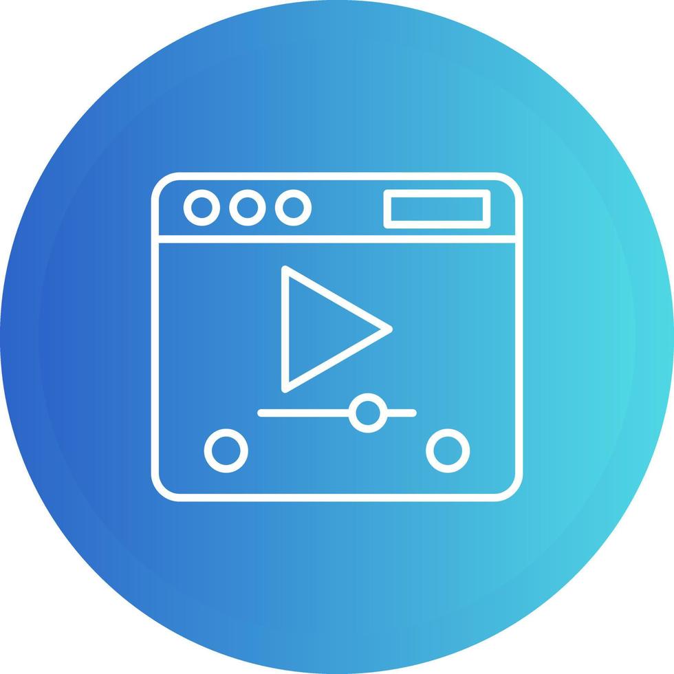 Video Vector Icon
