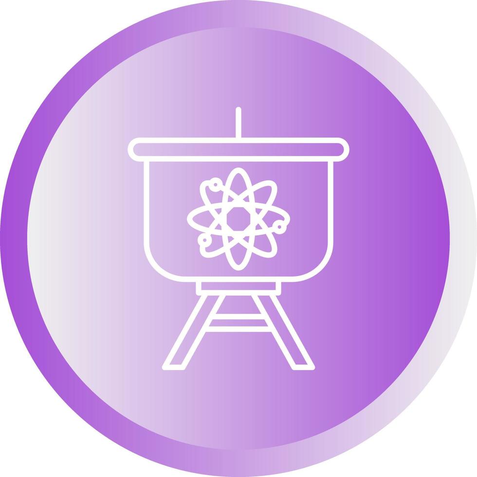 Atom Presentation Vector Icon