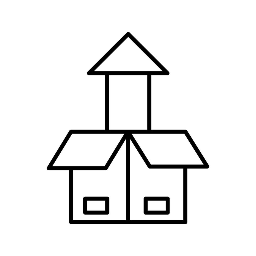 Open Box Vector Icon