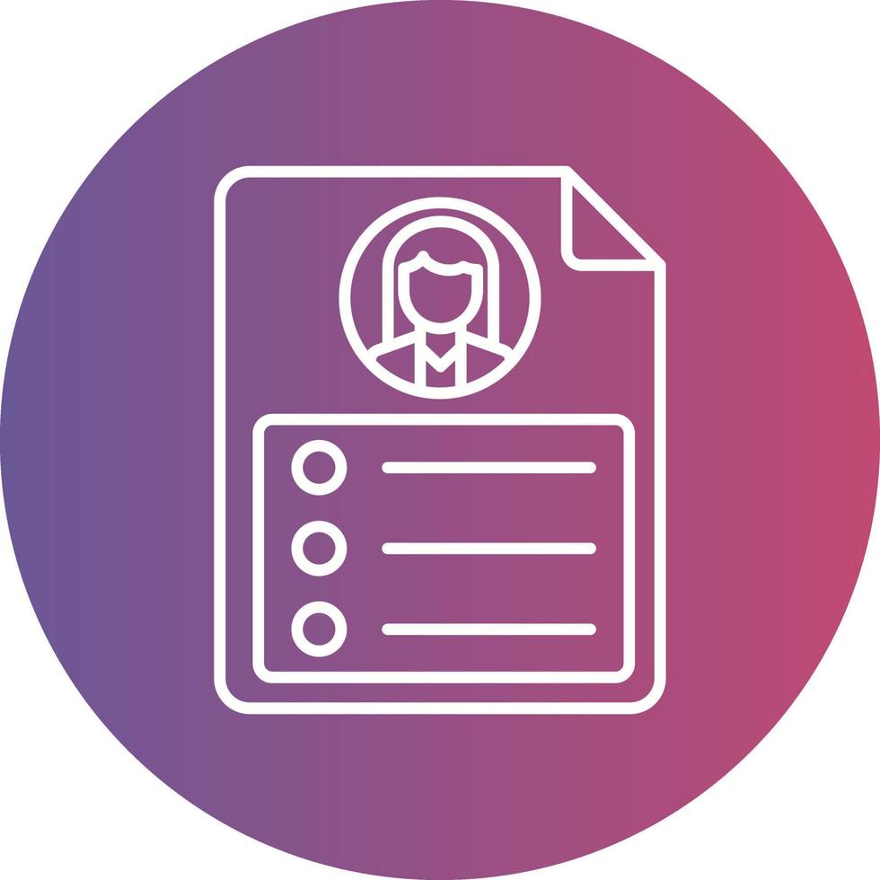 Portfolio Vector Icon