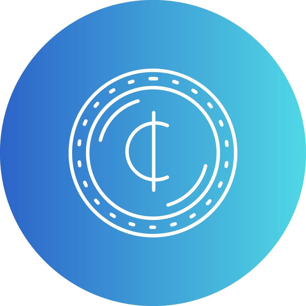Cedis Currency Vector Icon
