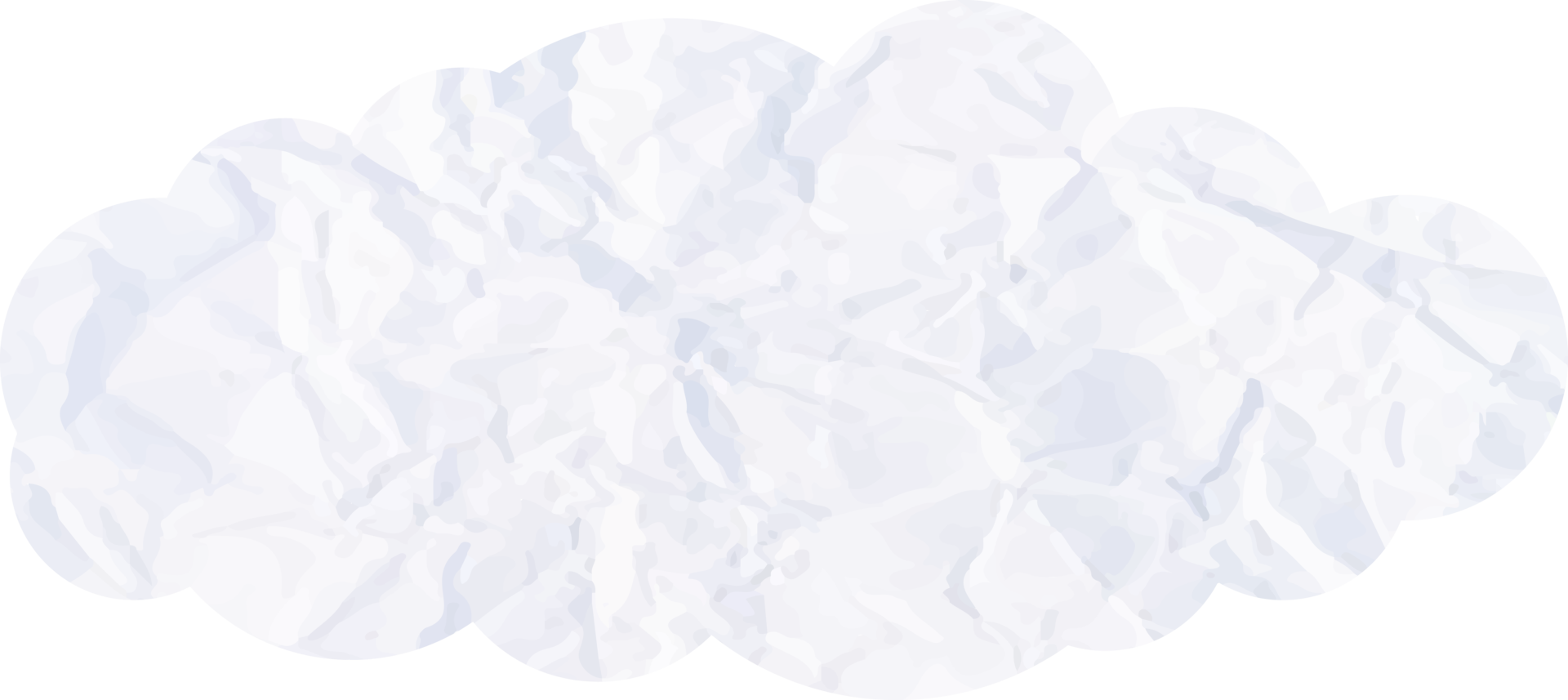 White cloud with paper texture Crop-out Icon png