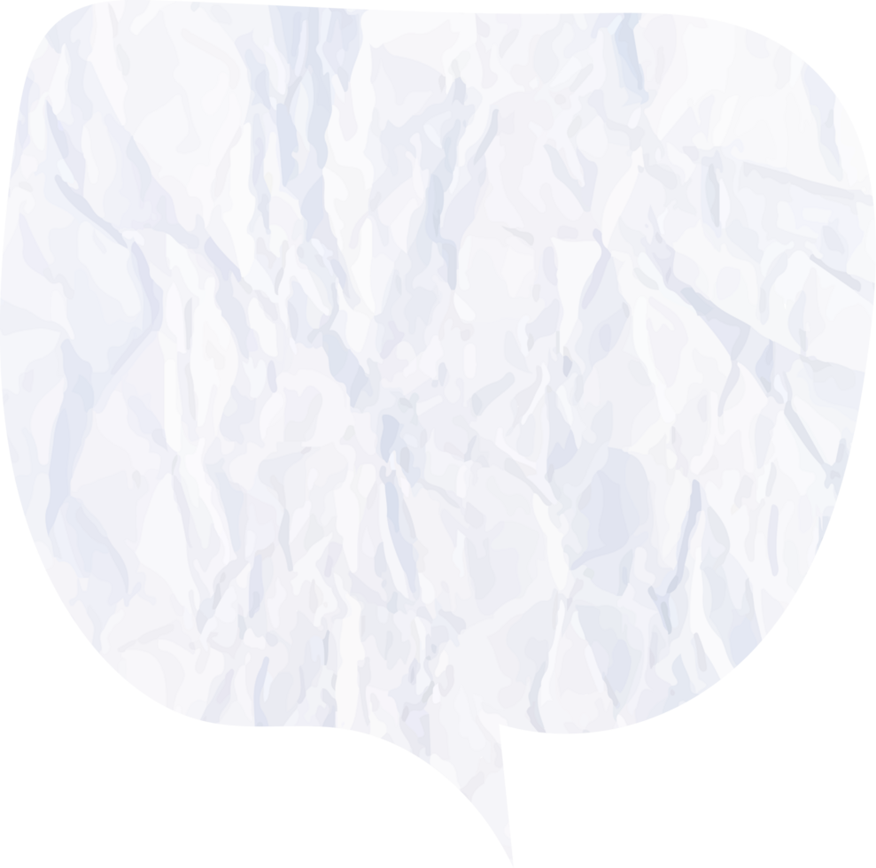 White cloud with paper texture Crop-out Icon png