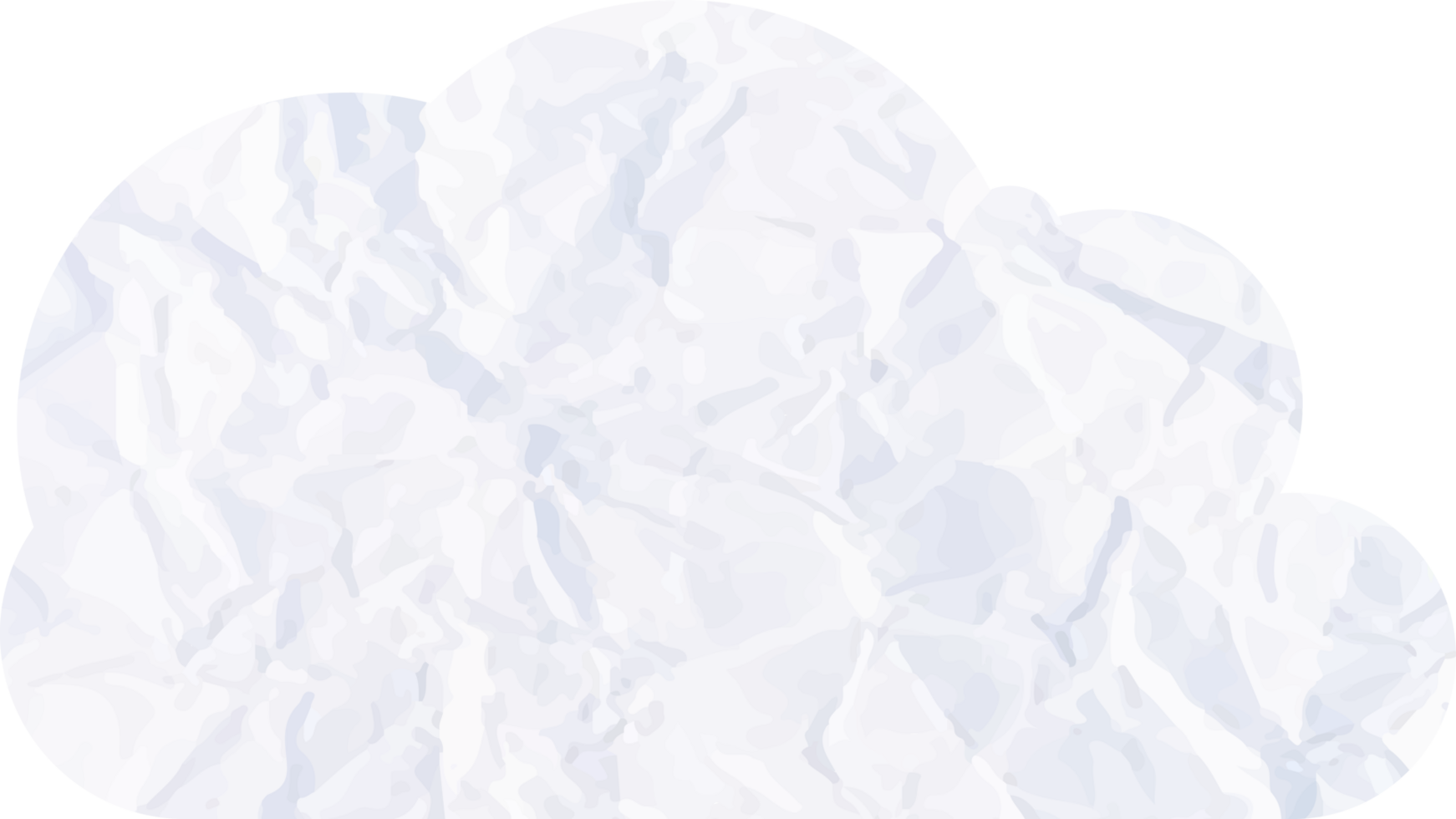 White cloud with paper texture Crop-out Icon png