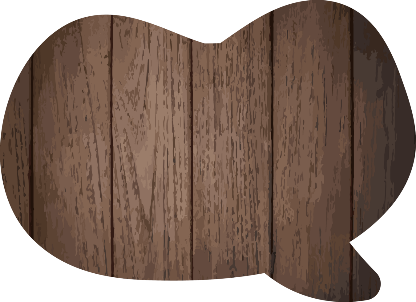 di legno discorso bolla ritagliare icona png