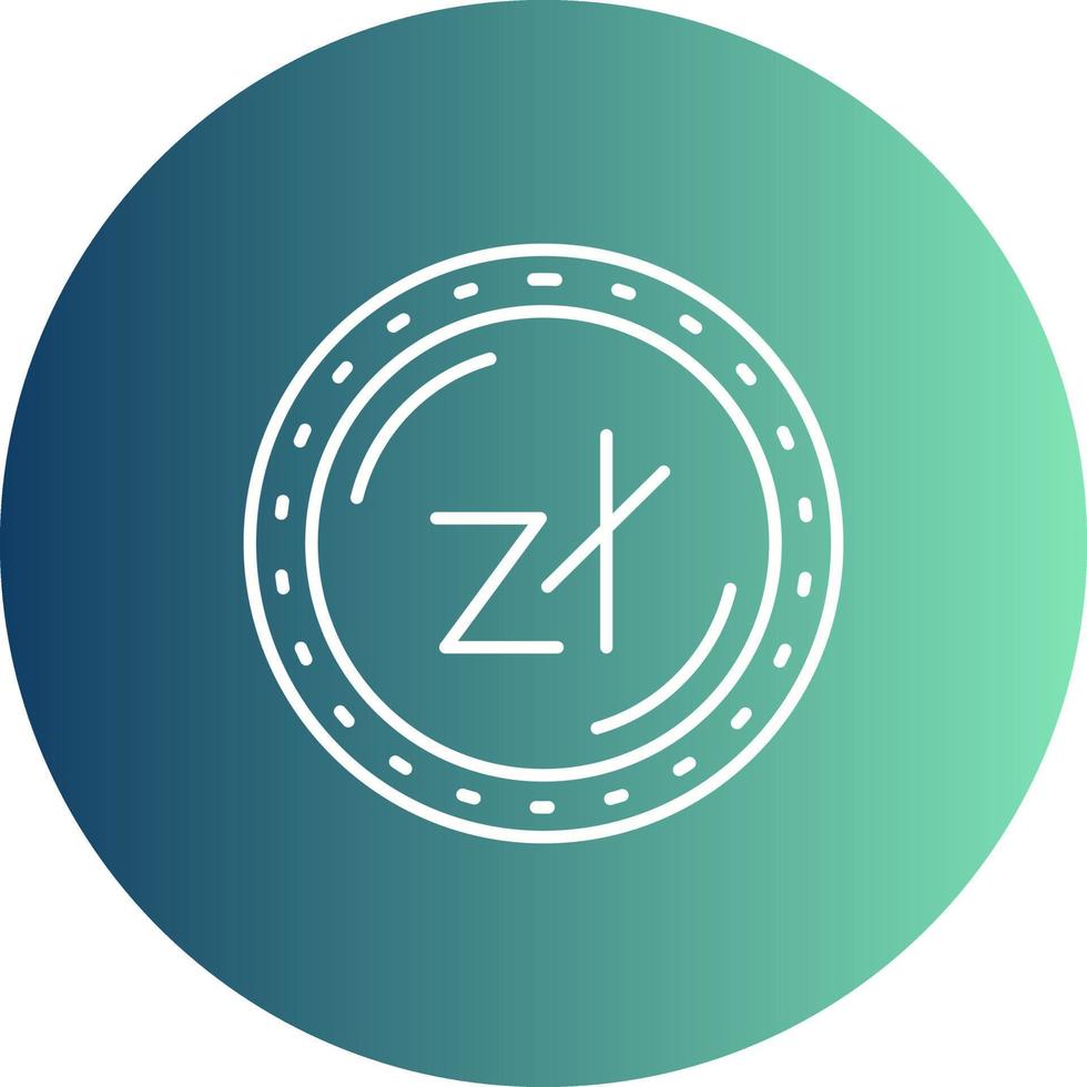 Zaloty Currency Vector Icon