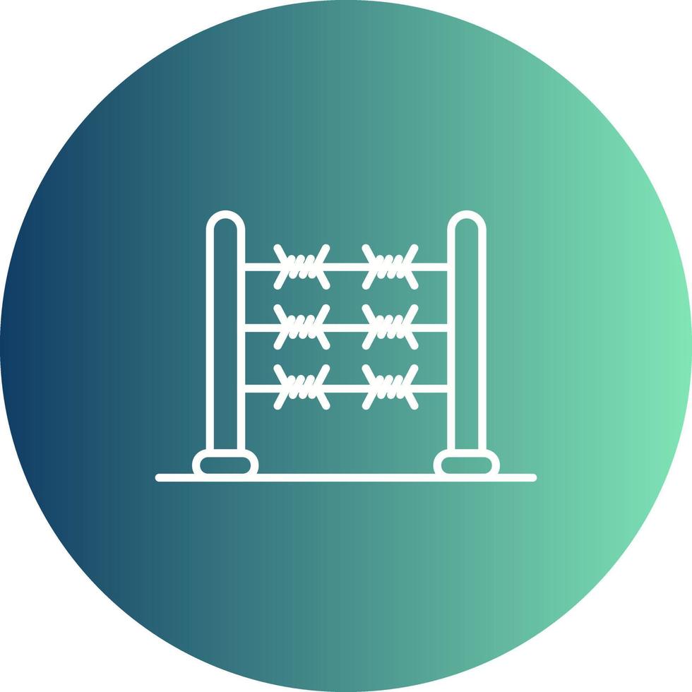 Barbed Wire Vector Icon