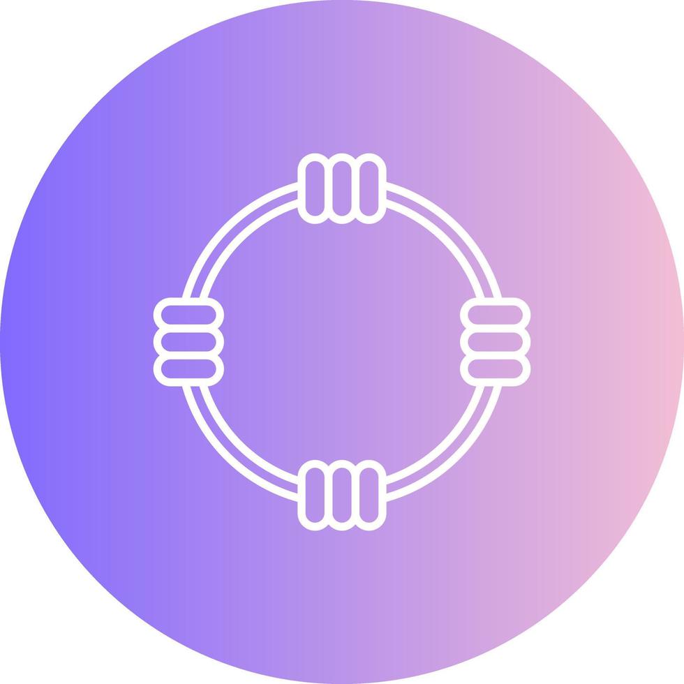 Hula Hoop Vector Icon