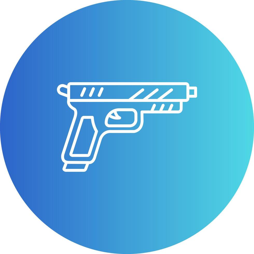 icono de vector de pistola