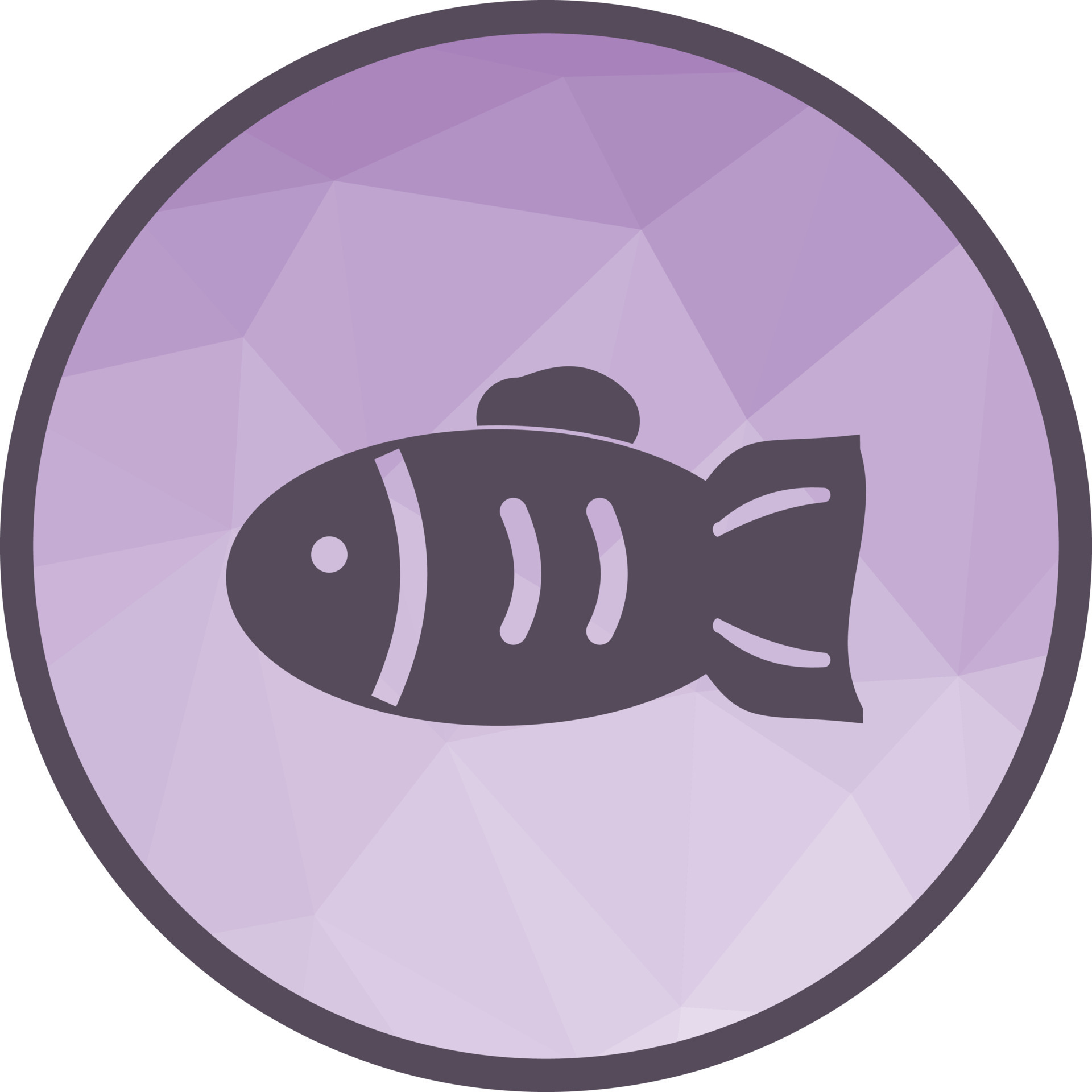 Pet Fish II Low Poly Background Icon 16714941 Vector Art at Vecteezy