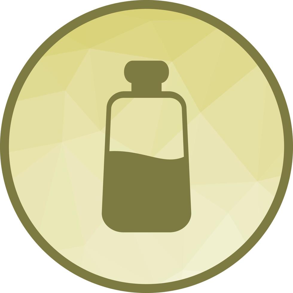 icono de fondo de botella de leche de baja poli vector