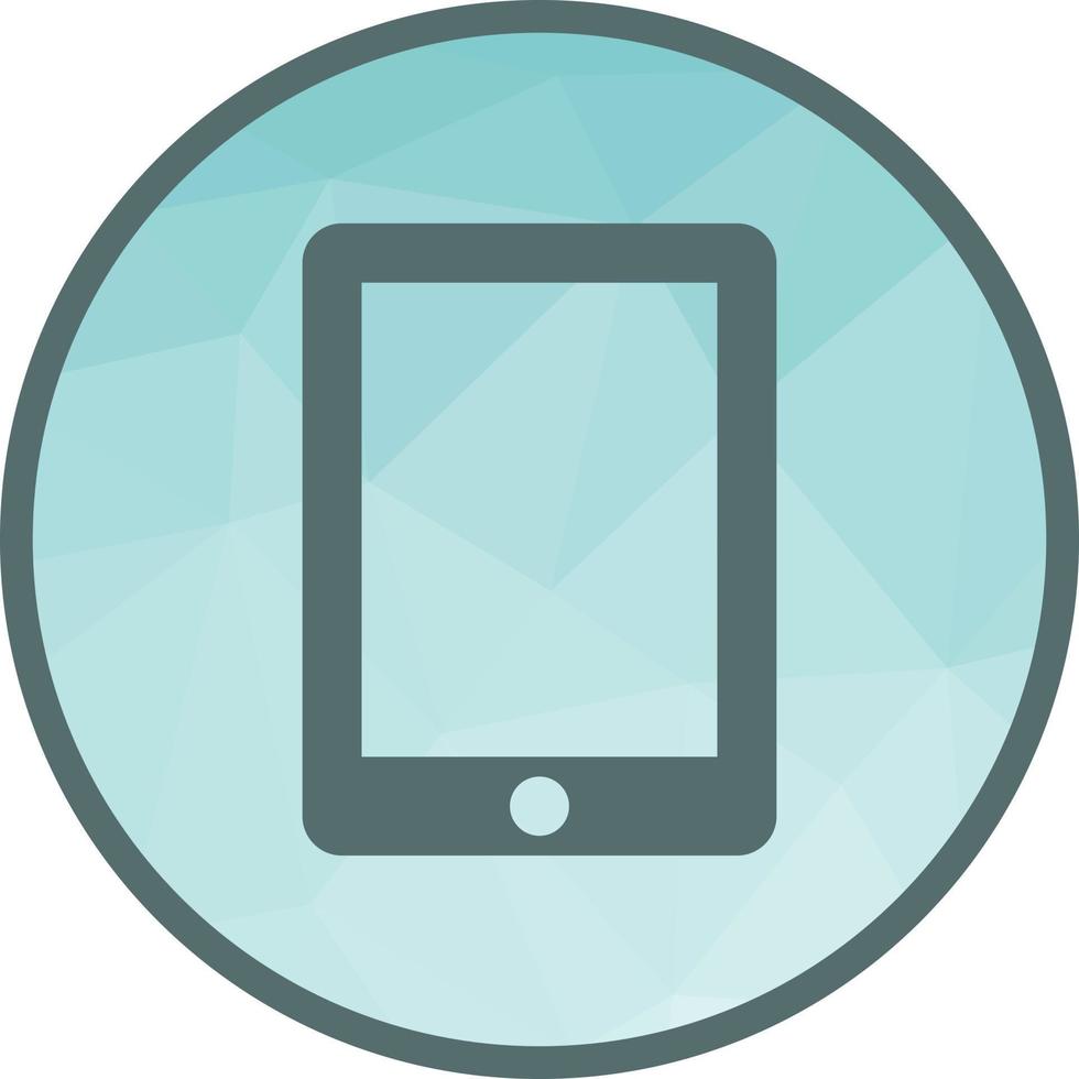 Tablets Low Poly Background Icon vector