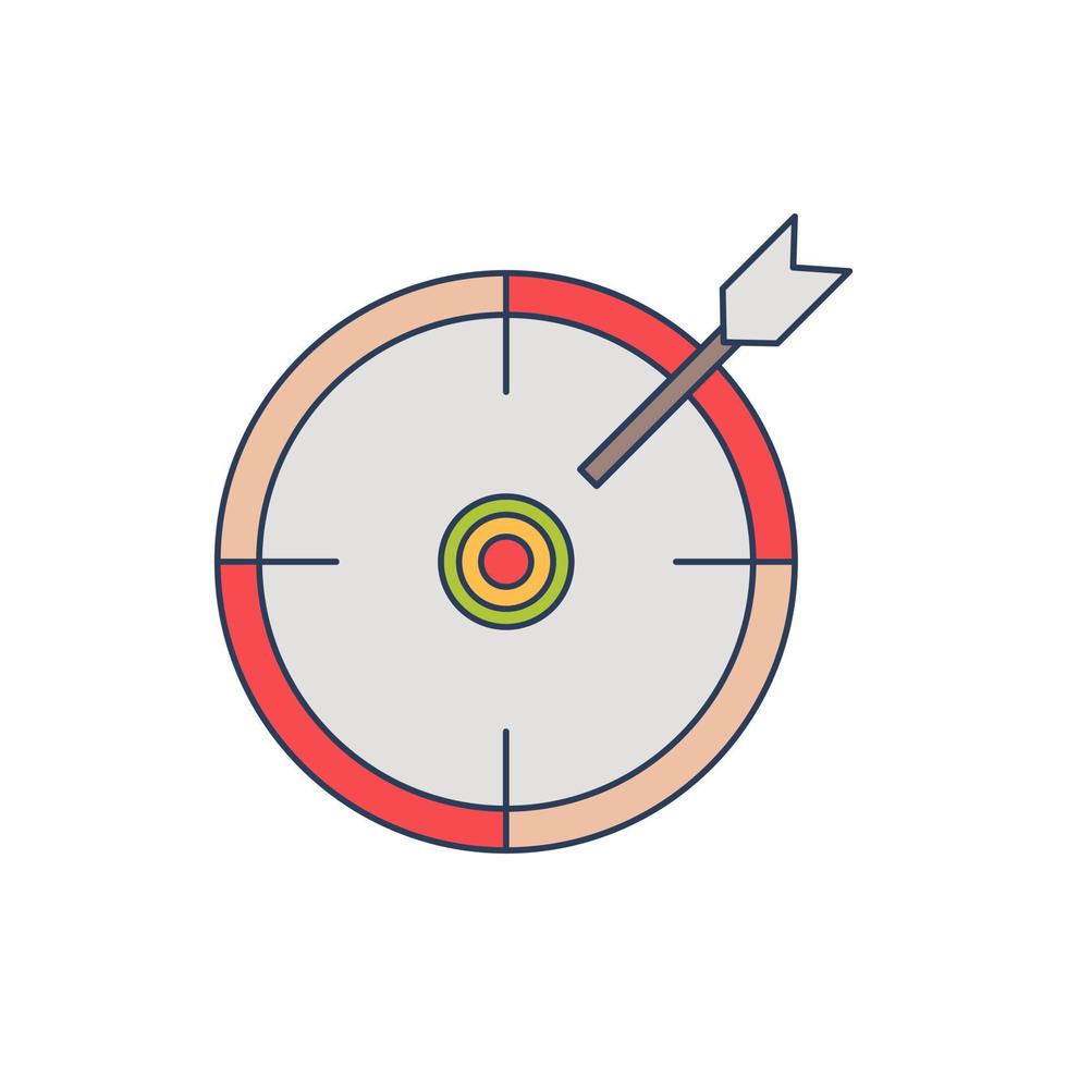 Target Location Vector Icon