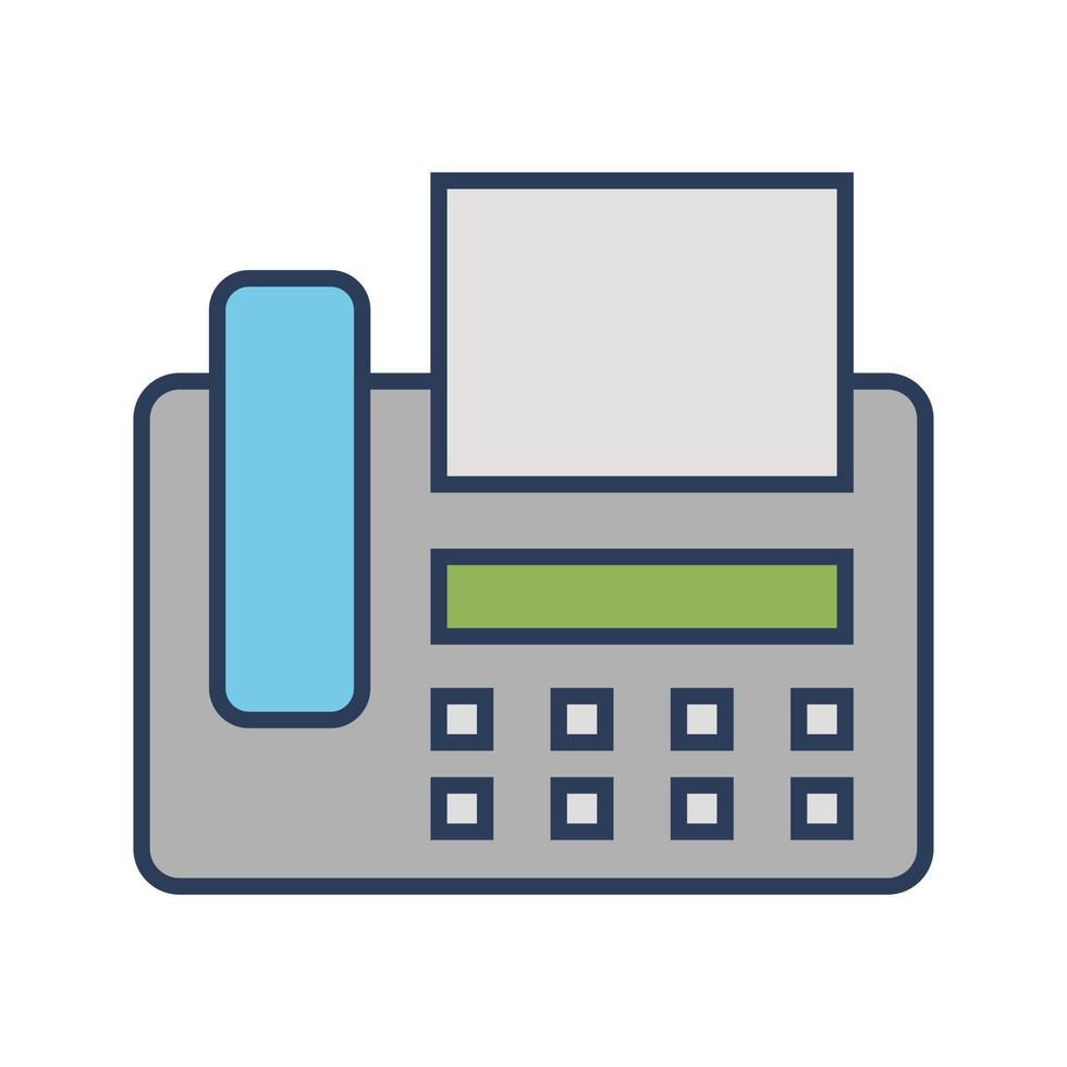 Fax Machine Vector Icon