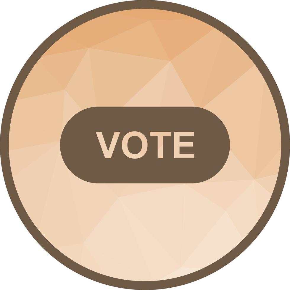 Vote Link Low Poly Background Icon vector