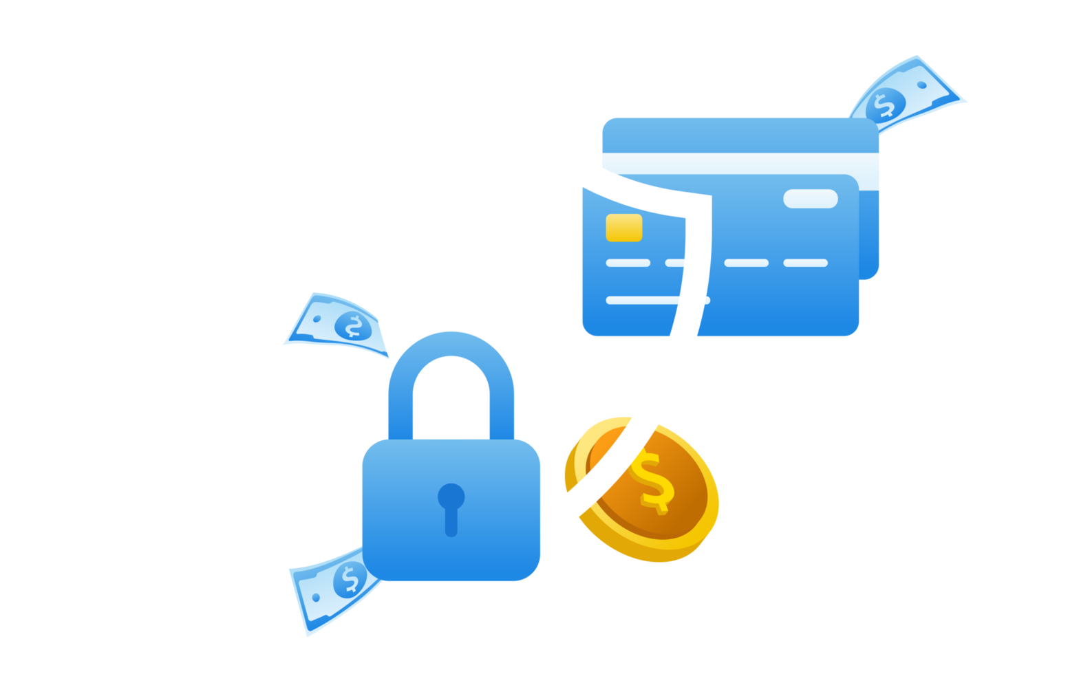 Financial management concept and investment, Flat design of payment and finance with pile coins or stack of coins. png