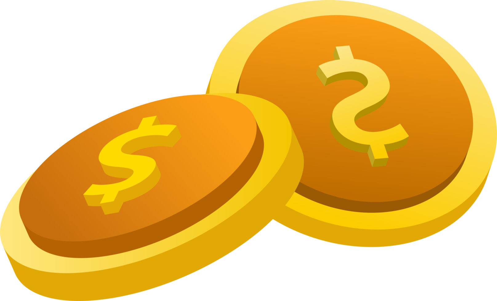 Flat design of payment and finance with pile coins, coin stack, money coin and gold coin. png