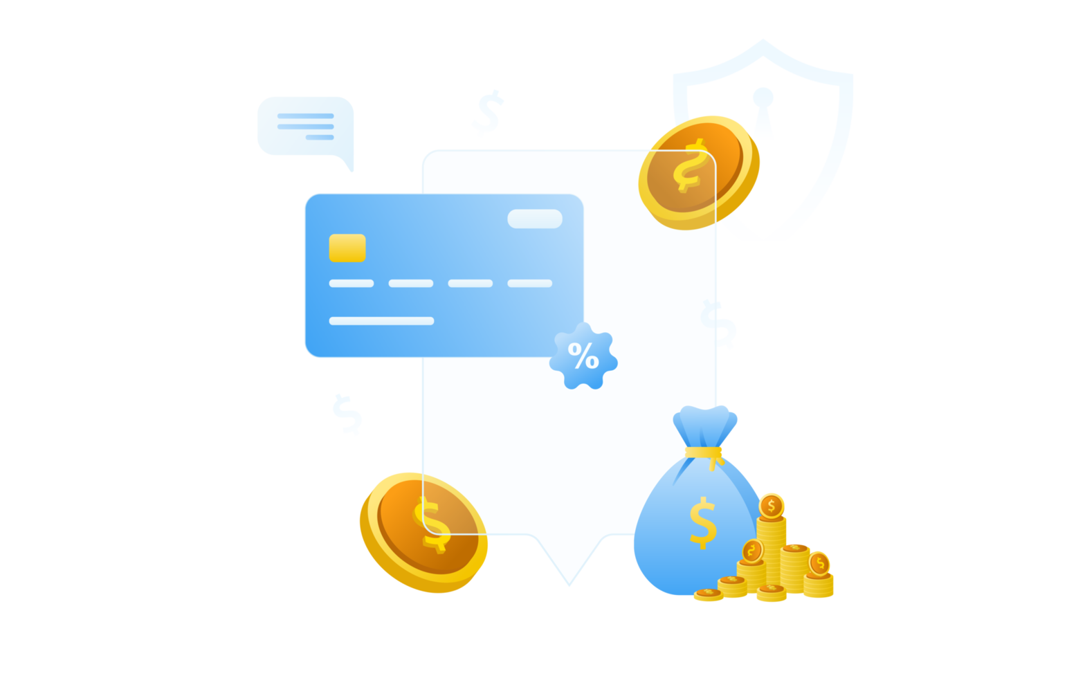 Financial management concept and investment, Flat design of payment and finance with pile coins or stack of coins. png
