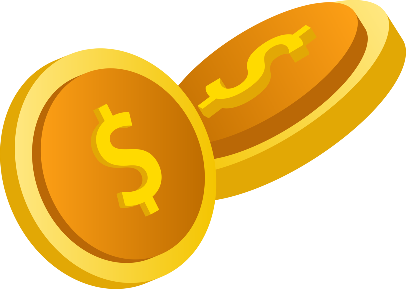 Flat design of payment and finance with pile coins, coin stack, money coin and gold coin. png