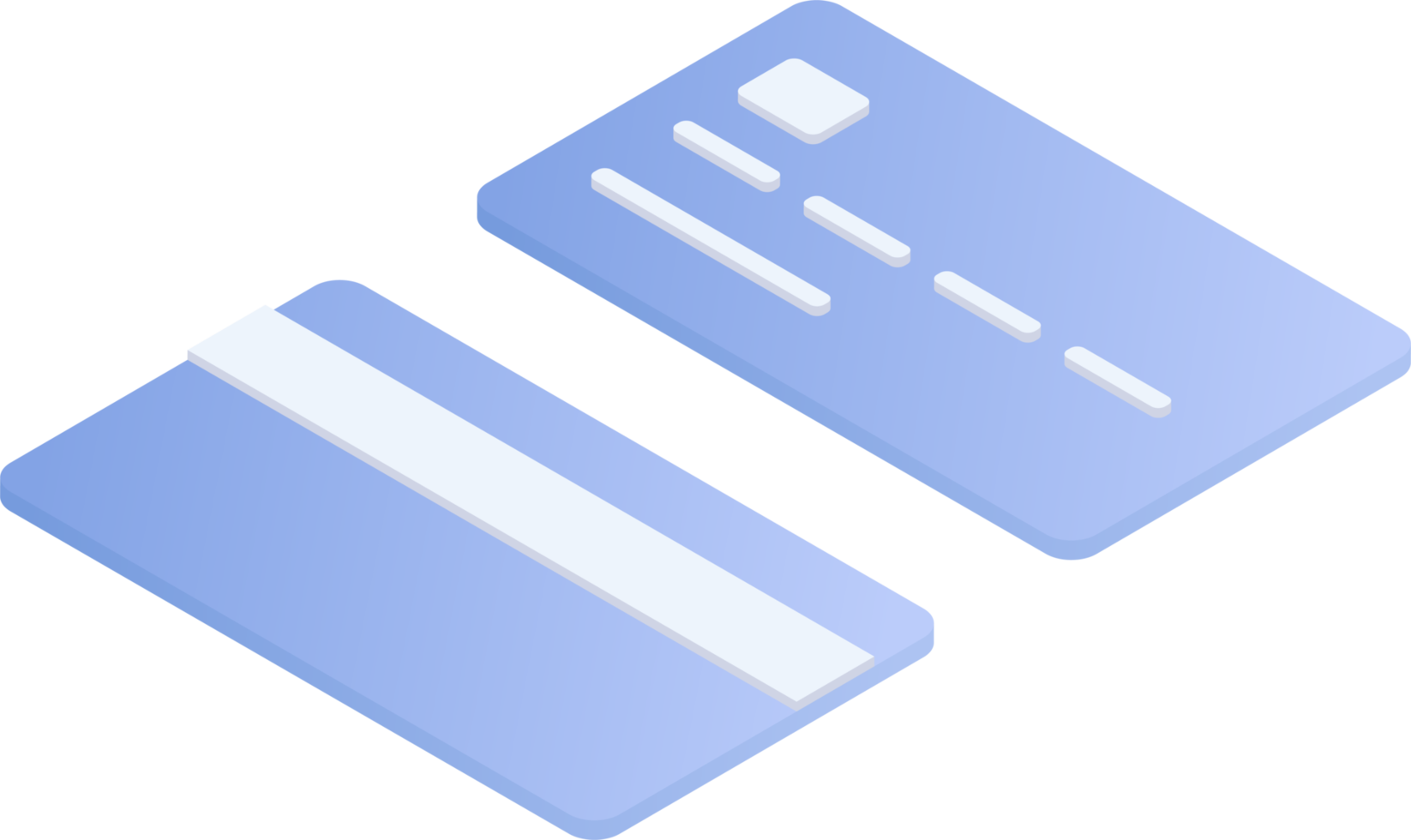 Flat design of payment and finance with Credit card, credit money and shopping card or business card. png