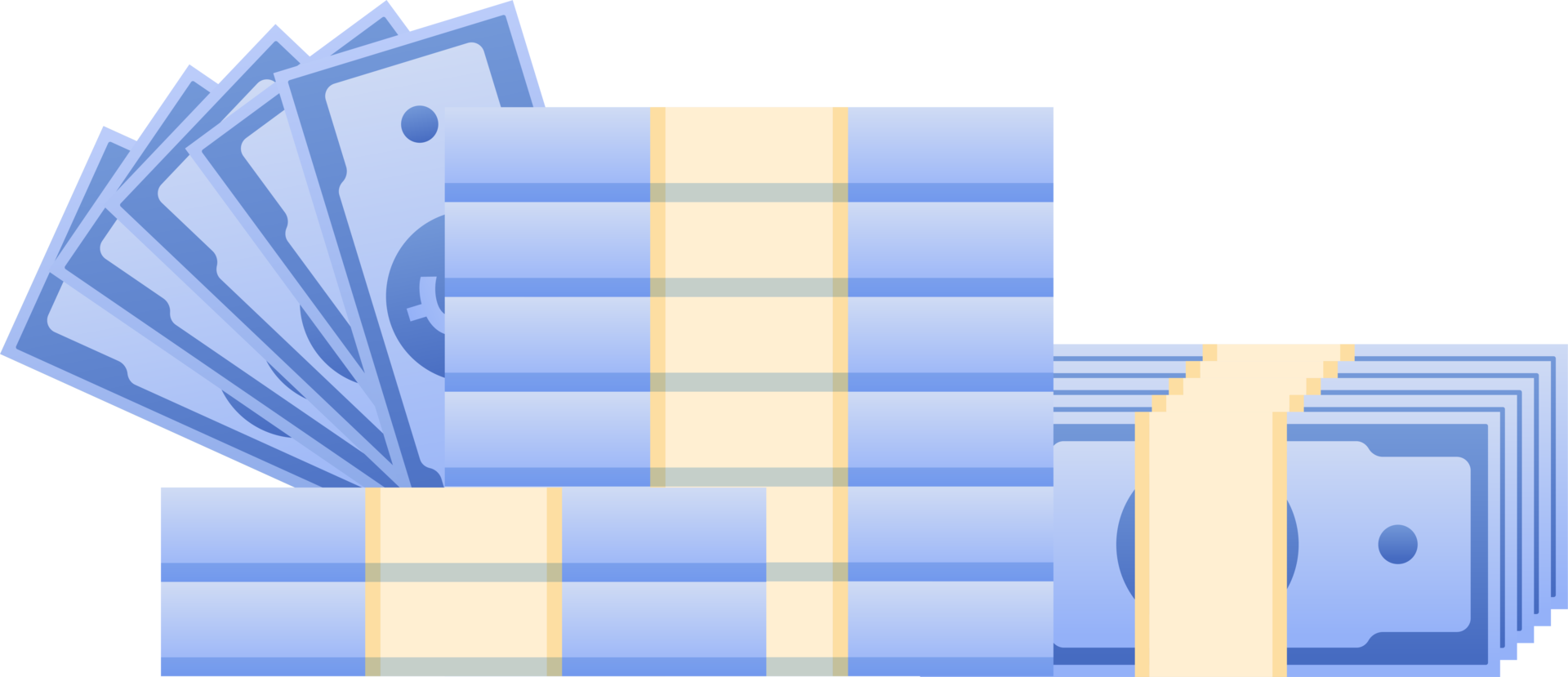 Flat design of payment and finance with Banknote, bank and note, money and bank. png