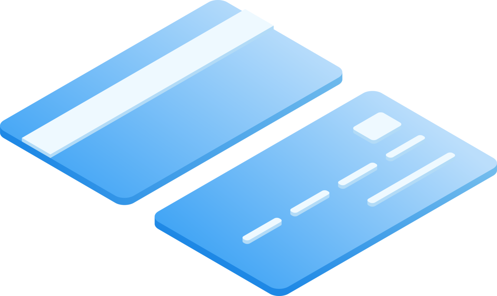 Flat design of payment and finance with Credit card, credit money and shopping card or business card. png