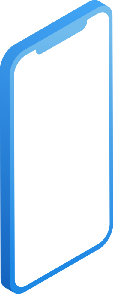 Phone with free space. Smartphone and mobile phone mockup. png