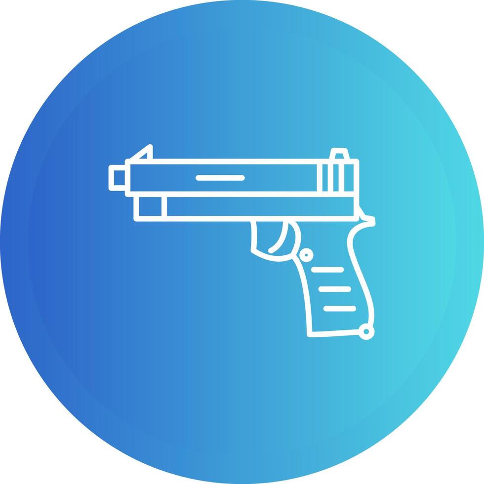 icono de vector de pistola