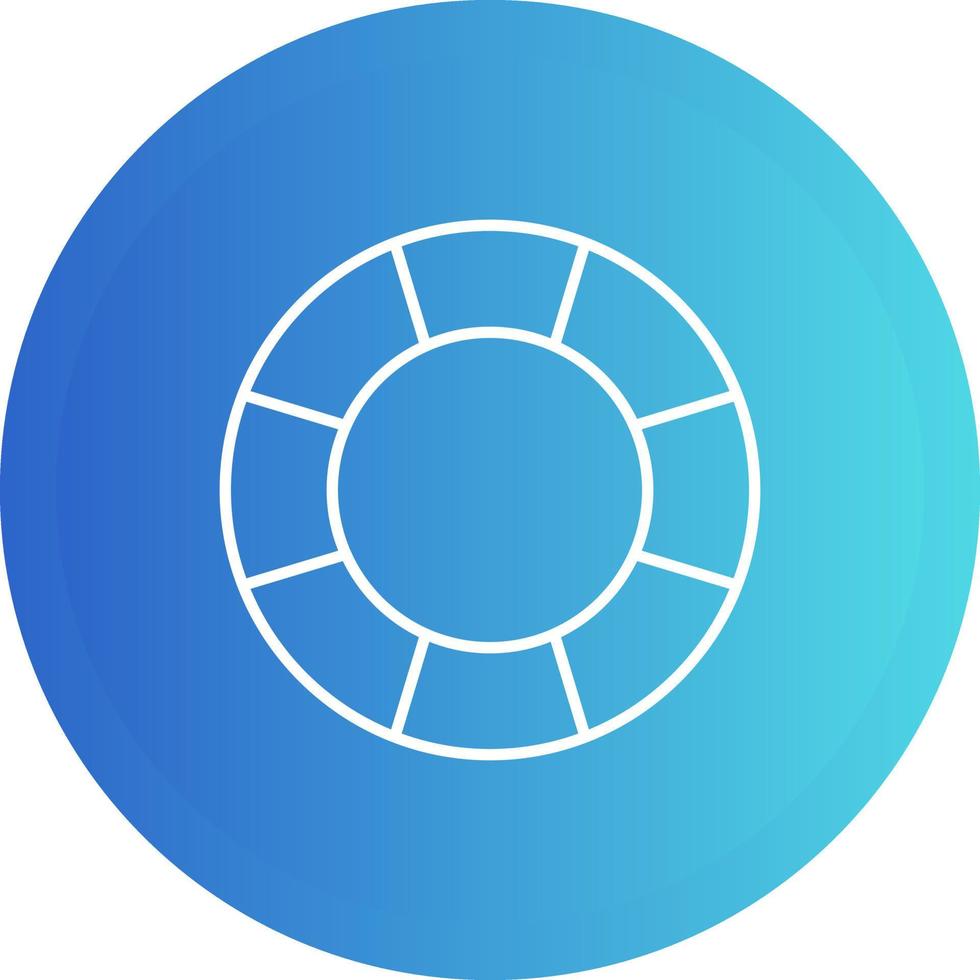 Life Saving Tube Vector Icon