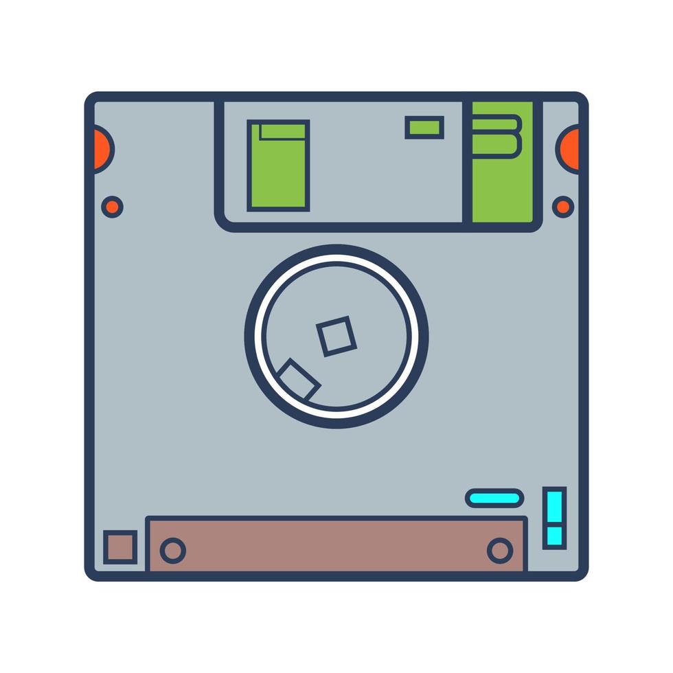 Diskette Vector Icon 16715495 Vector Art at Vecteezy