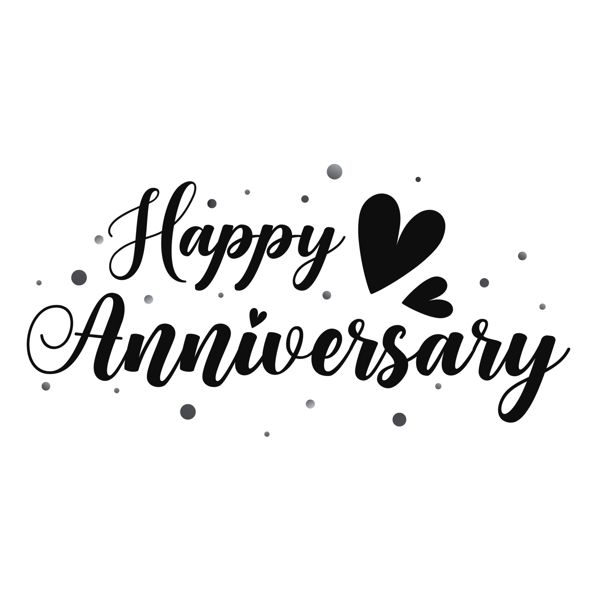 Happy Anniversary Greeting Card, Happy Anniversary, Happy Anniversary  Greeting, Happy Anniversary Text PNG and Vector with Transparent Background  for Free Download