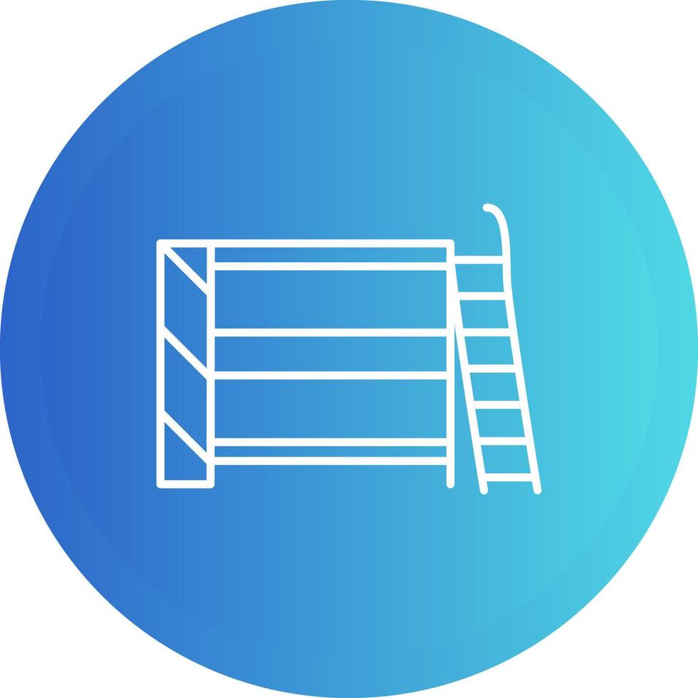 Bunk bed Vector Icon