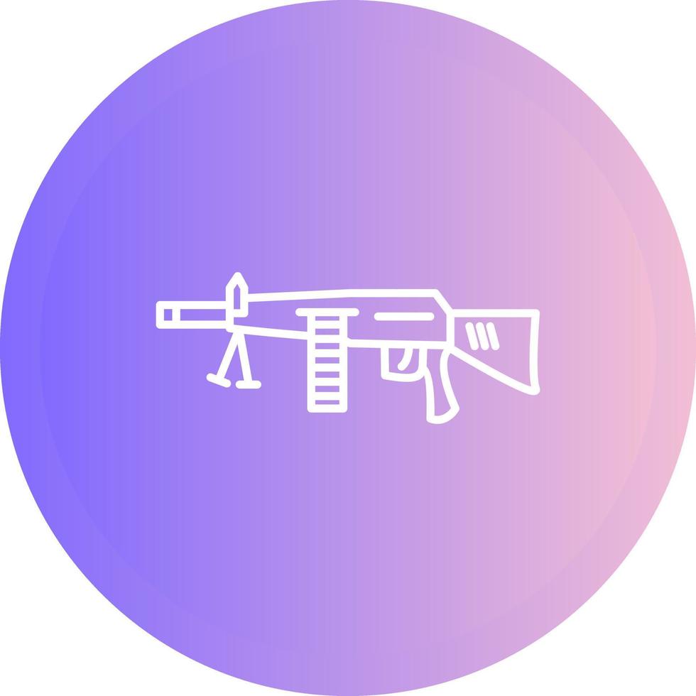 Machine Gun Vector Icon