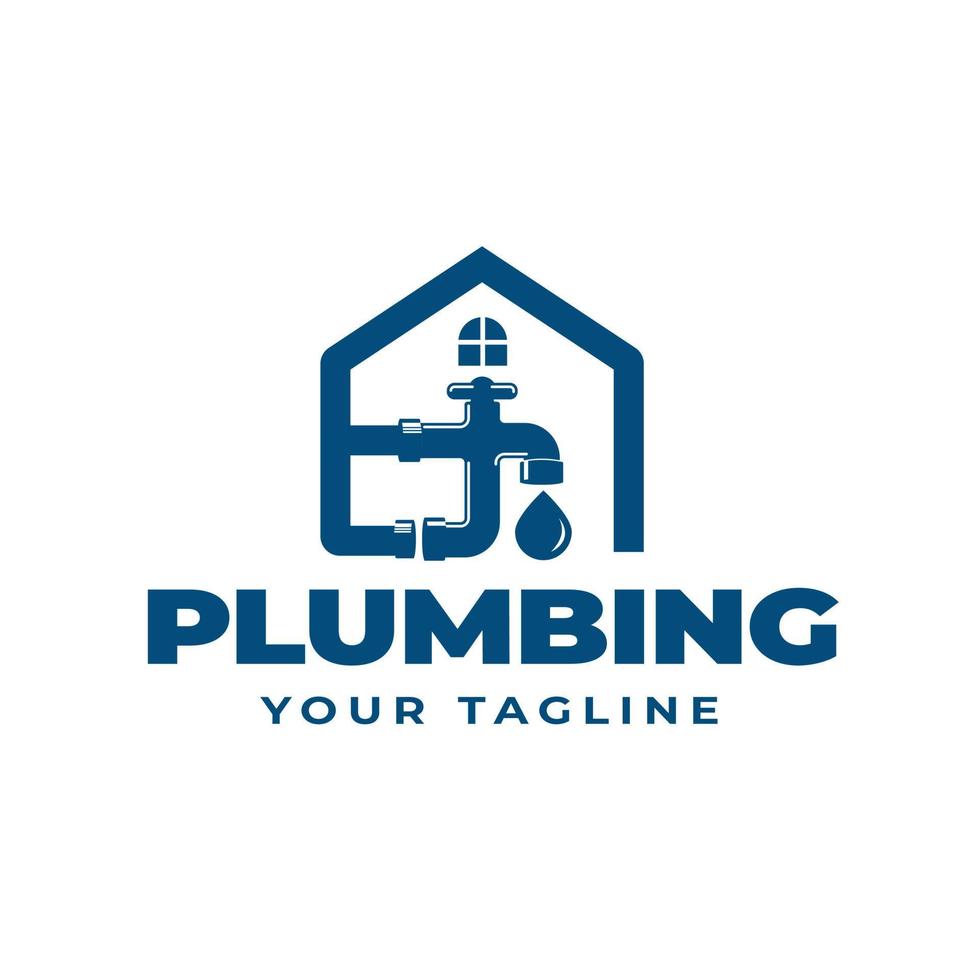 Home plumbing and heating service template Vector illustration design, symbol, icon