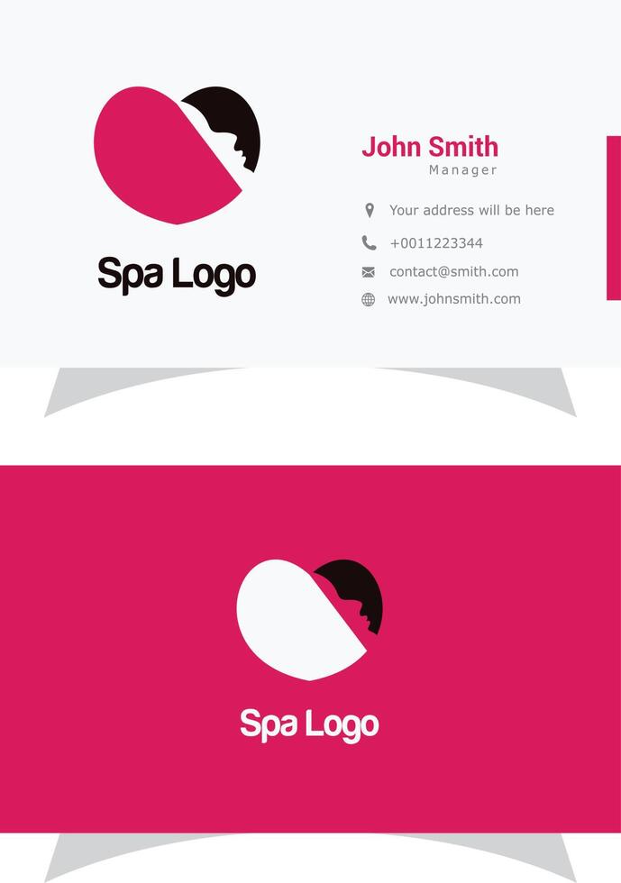 Beautiful lady in heart logos collection. vector